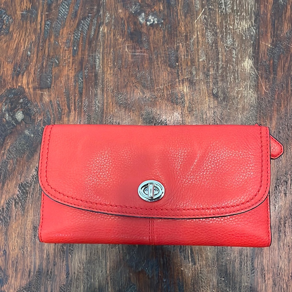 Coach wallet and checkbook cover